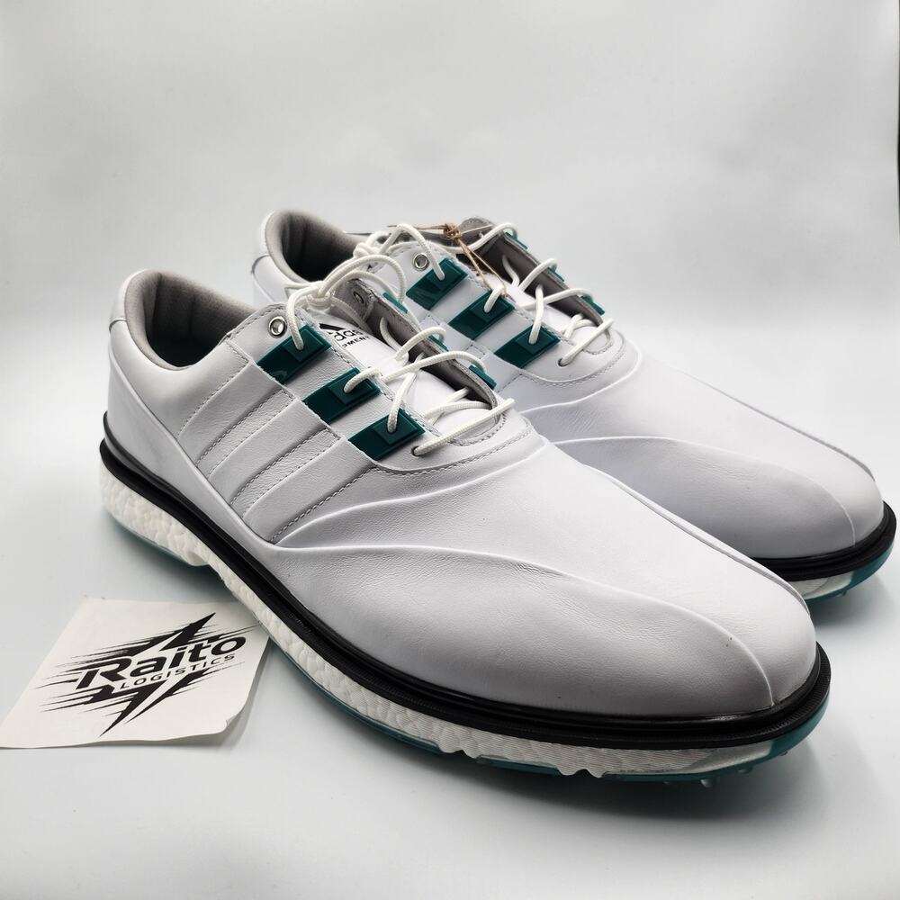 Mens Size 12.5 Adidas Spikeless Golf Shoes Equipment 93 Comfort White JP5174